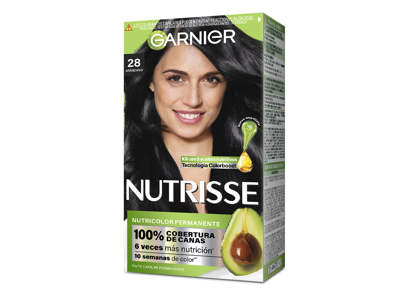 Tinte para cabello 28 Arándano Nutrisse Regular